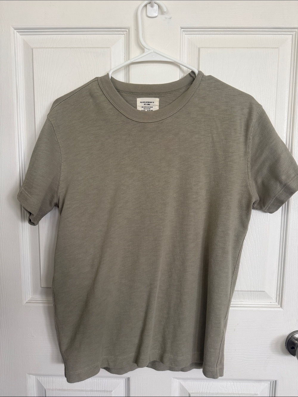 Men's Heavy Weight Crew Neck T‑Shirt - Olive